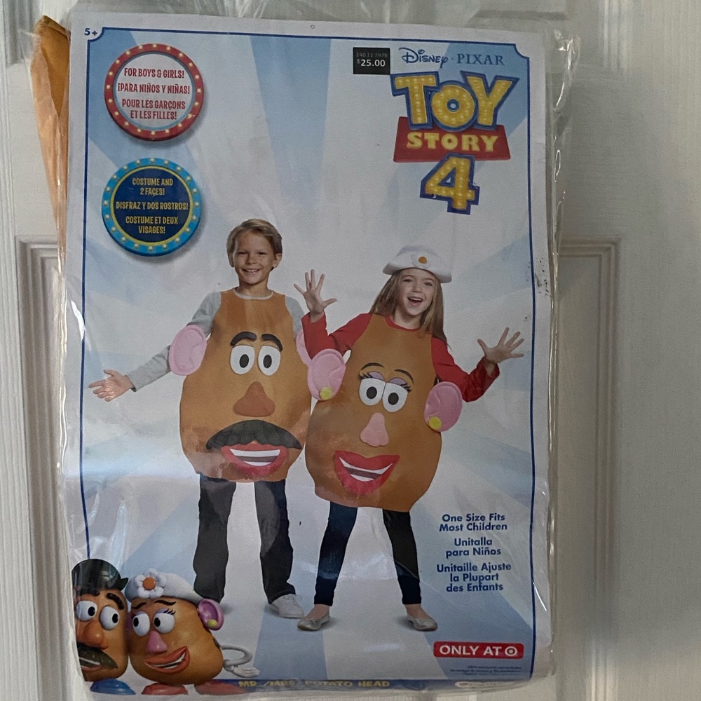Mr or Mrs Potato Head costume Toy Story 4